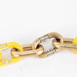 J Crew Gold Yellow Chain Link Necklace