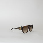 Alexander McQueen Tortoiseshell Cat Eye Frame Sunglasses