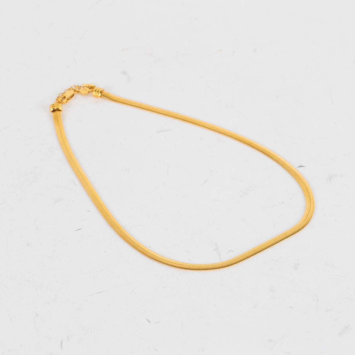 Missoma Gold Vermeil Flat Snake Chain Choker