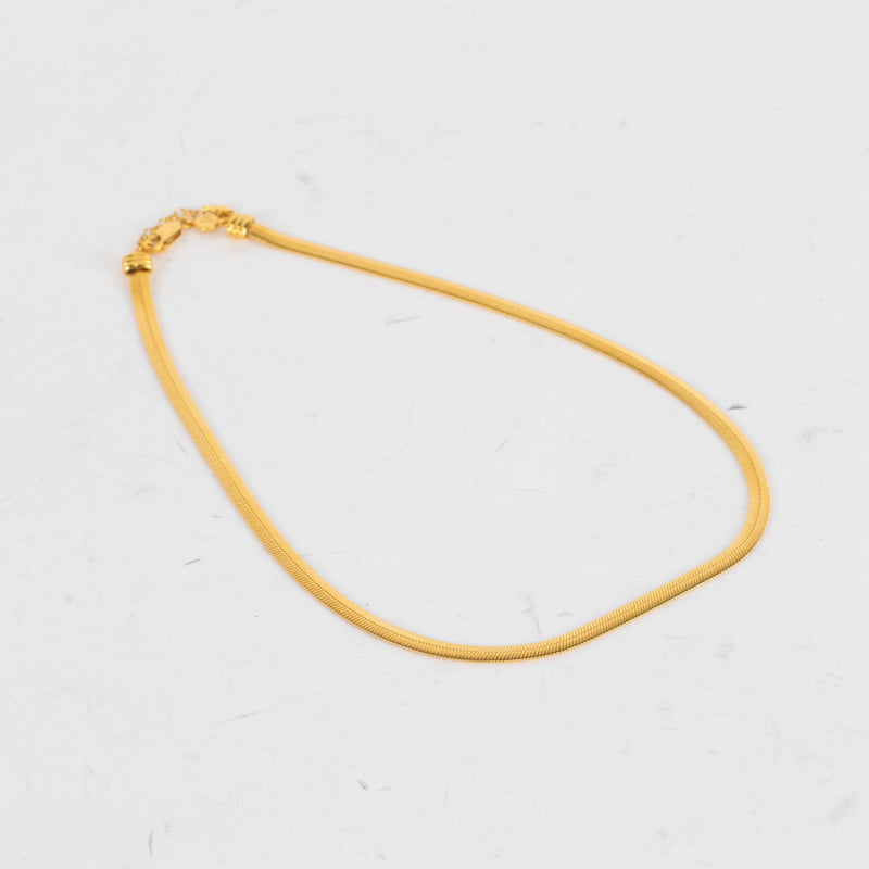 Missoma Gold Vermeil Flat Snake Chain Choker