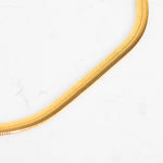 Missoma Gold Vermeil Flat Snake Chain Choker
