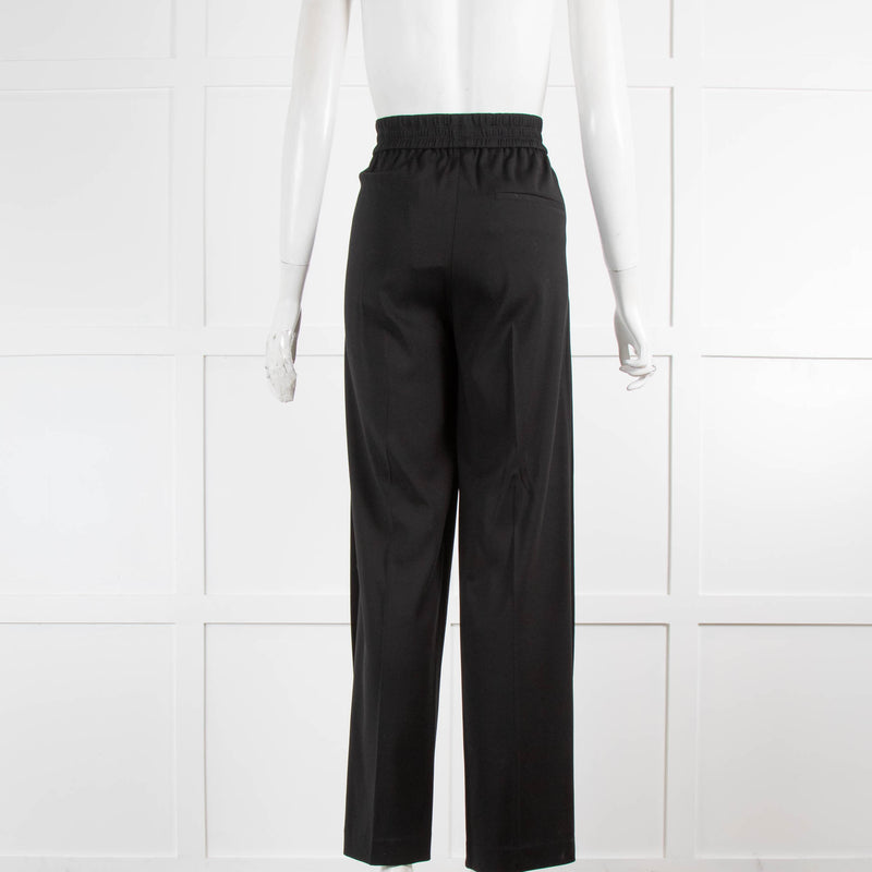 Vince Black Pull On Wide Leg Trousers