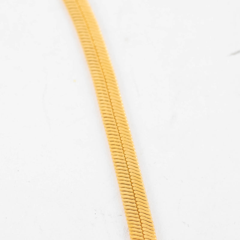 Missoma Gold Vermeil Flat Snake Chain Choker