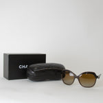 Chanel Brown and Black Sunglasses