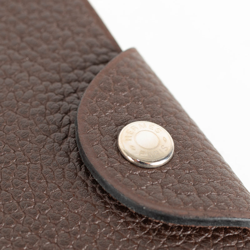 Hermes Brown Ulysse Notebook With Box