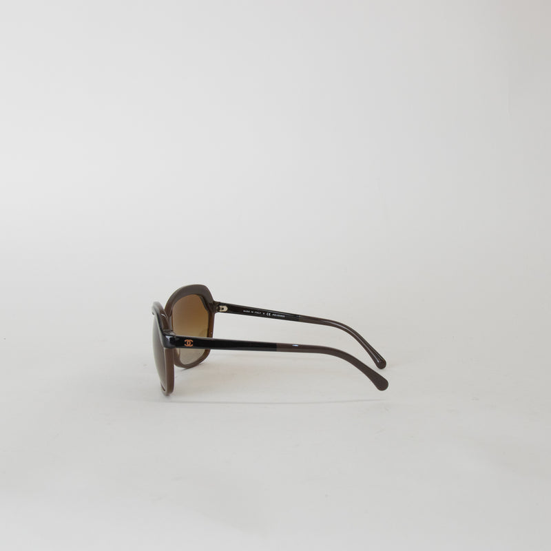 Chanel Brown and Black Sunglasses