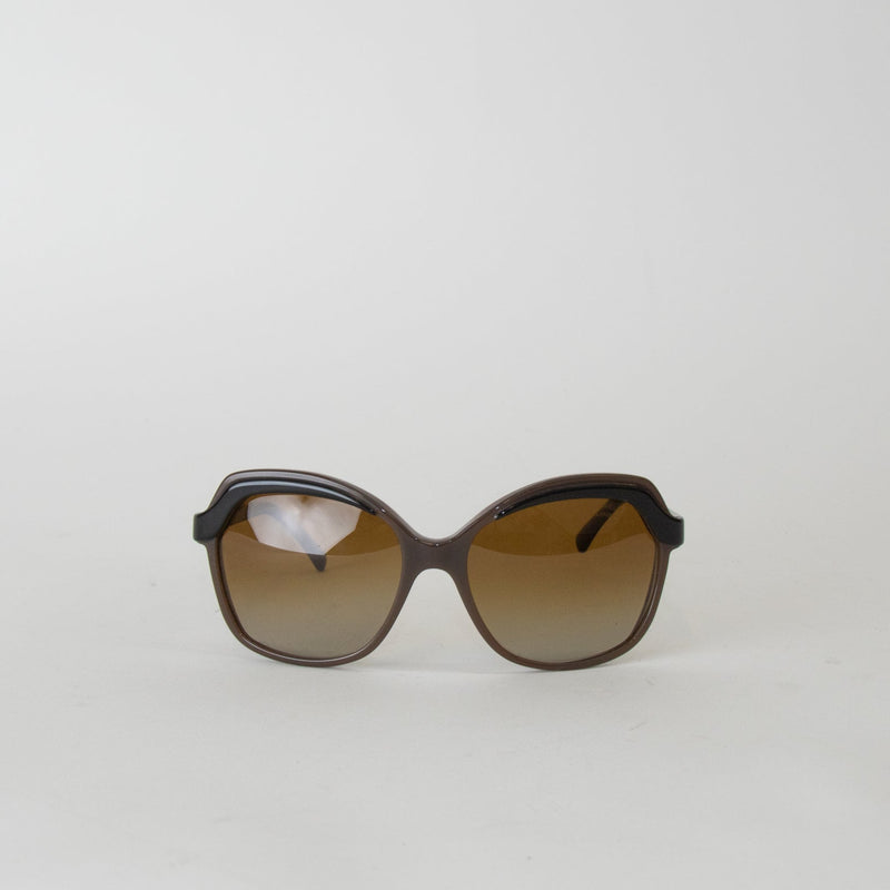 Chanel Brown and Black Sunglasses
