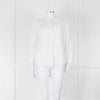 Oska White Linen Long Sleeve Shirt