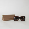 Burberry Tortoiseshell Frith Square Frame Sunglasses