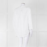 Oska White Linen Long Sleeve Shirt