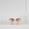 Tom Ford White Cat Eye Acetate Sunglasses