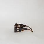 Burberry Tortoiseshell Frith Square Frame Sunglasses