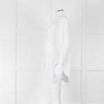 Oska White Linen Long Sleeve Shirt
