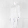 Oska White Linen Long Sleeve Shirt