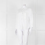 Oska White Linen Long Sleeve Shirt