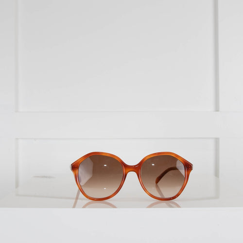 Celine Rounded Brown Sunglasses