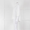 Rosso35 White Linen Tiered Back Shirt