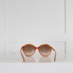 Celine Rounded Brown Sunglasses
