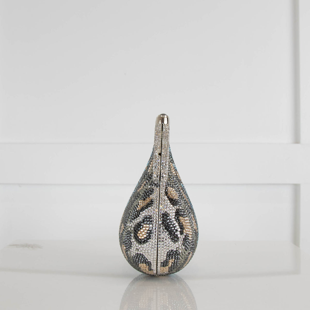 Judith Leiber Crystal Leopard Clutch Bag