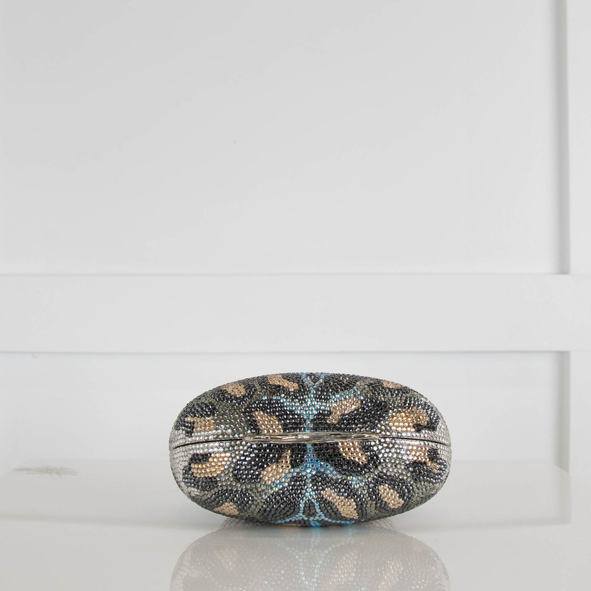 Judith Leiber Crystal Leopard Clutch Bag