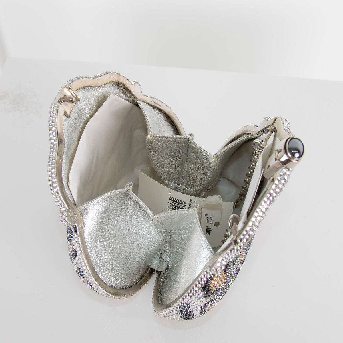 Judith Leiber Crystal Leopard Clutch Bag