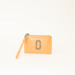 Marc Jacobs Orange Moc Croc Coin Pouch