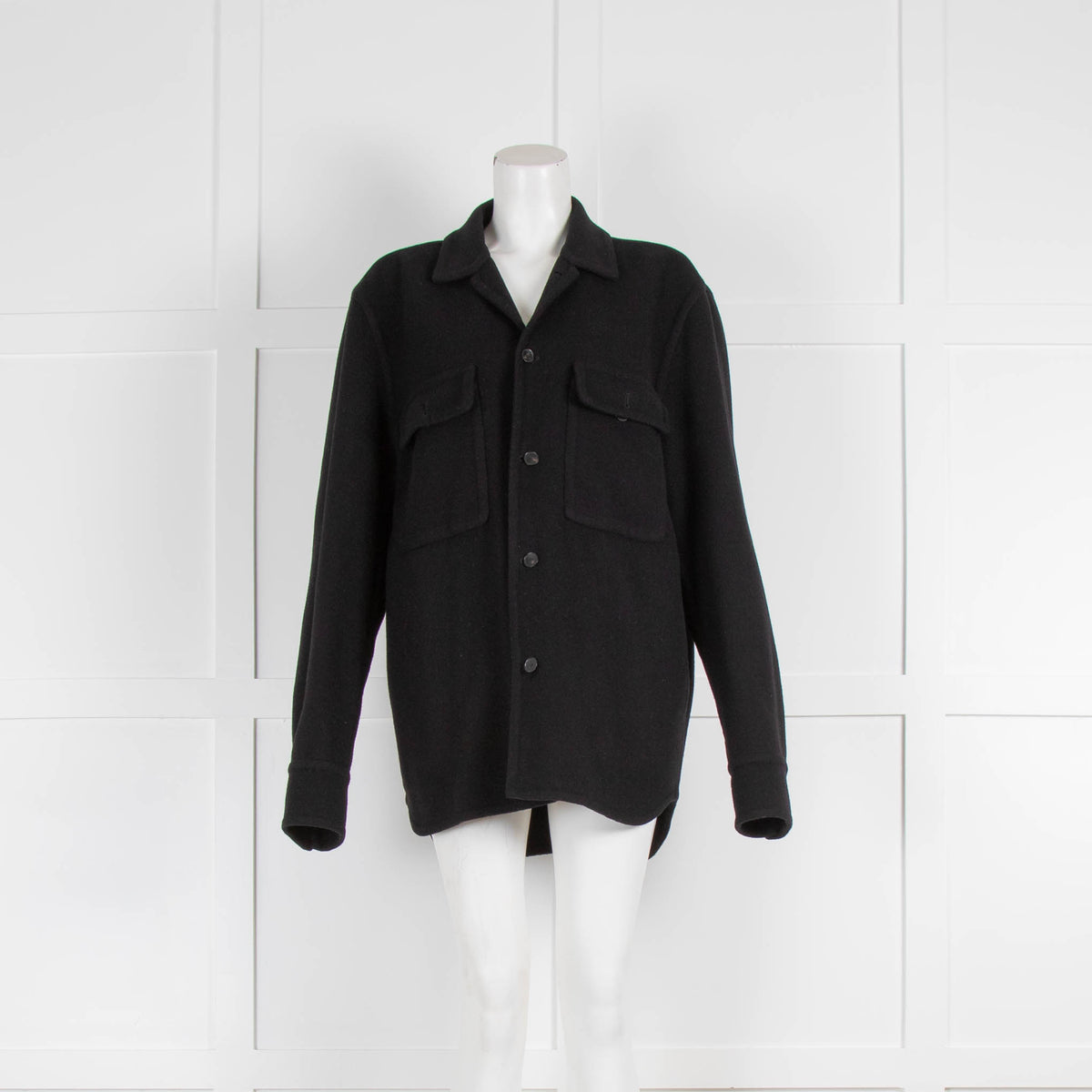 Mr Porter Black Cashmere Shacket