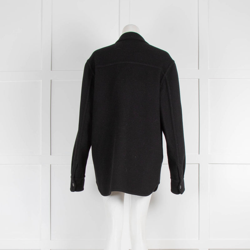 Mr Porter Black Cashmere Shacket