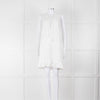 Melissa Odabash White Embroidered Sleeveless Cotton Dress