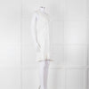 Melissa Odabash White Embroidered Sleeveless Cotton Dress