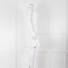 Melissa Odabash White Embroidered Sleeveless Cotton Dress