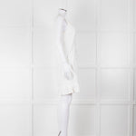 Melissa Odabash White Embroidered Sleeveless Cotton Dress