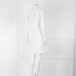 Melissa Odabash White Embroidered Sleeveless Cotton Dress