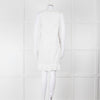 Melissa Odabash White Embroidered Sleeveless Cotton Dress