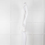Melissa Odabash White Embroidered Sleeveless Cotton Dress