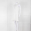 Melissa Odabash White Embroidered Sleeveless Cotton Dress