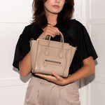 Celine Beige Nano Luggage Tote