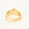 Tat2 3 Band Gold Coin Detail Magnetic Bangle