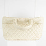 Chanel Cream Caviar Leather Cocoon Tote Bag