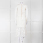 Rebecca Vallance Cream Lace Long Sleeve Dress