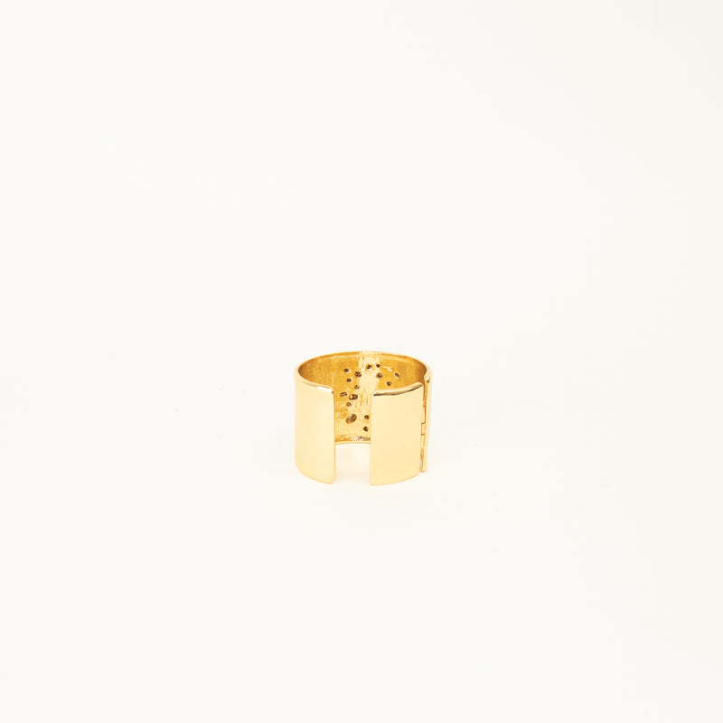 Kenneth Jay Lane Faux Pearl And Crystal Hinged Cuff Bracelet