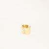 Kenneth Jay Lane Faux Pearl And Crystal Hinged Cuff Bracelet