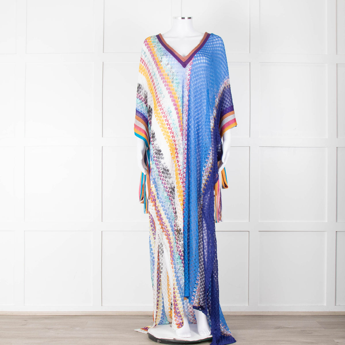 Missoni Multicolour Side Tie Summer Long Cover Up