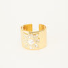 Kenneth Jay Lane Faux Pearl And Crystal Hinged Cuff Bracelet
