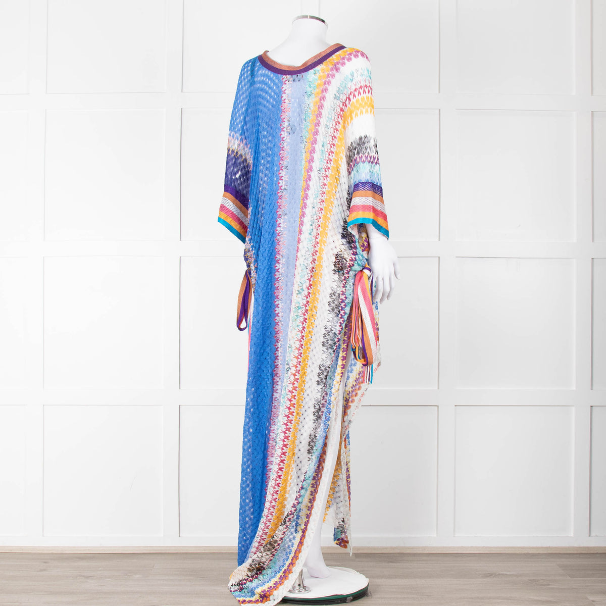 Missoni Multicolour Side Tie Summer Long Cover Up