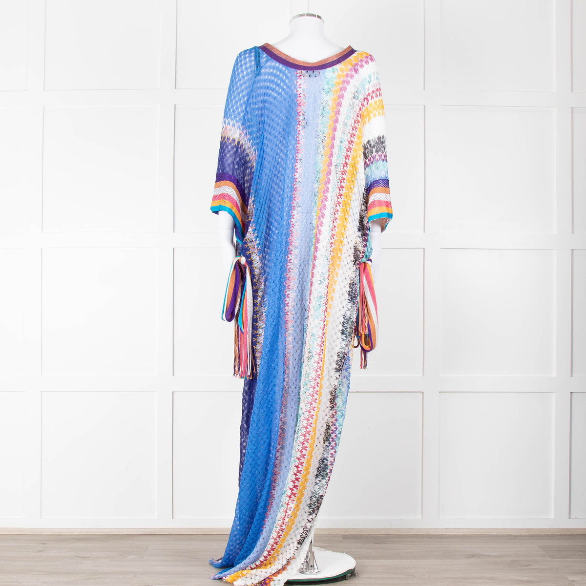 Missoni Multicolour Side Tie Summer Long Cover Up