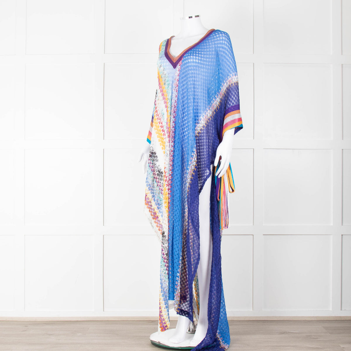 Missoni Multicolour Side Tie Summer Long Cover Up