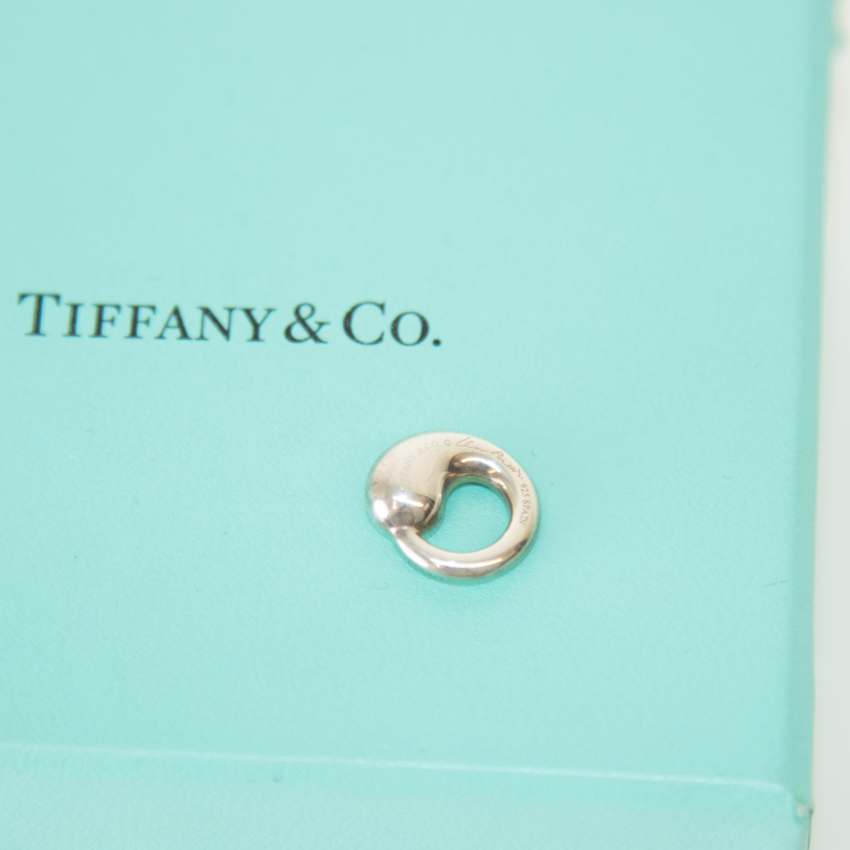 Tiffany & Co Sterling Silver Elsa Peretti Eternal Circle Pendant
