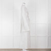 Raey White Grey Pin Stripes Belted Kaftan Dress