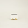Completed Works Gold Stratum 18ct Gold Plated Brass Earrings